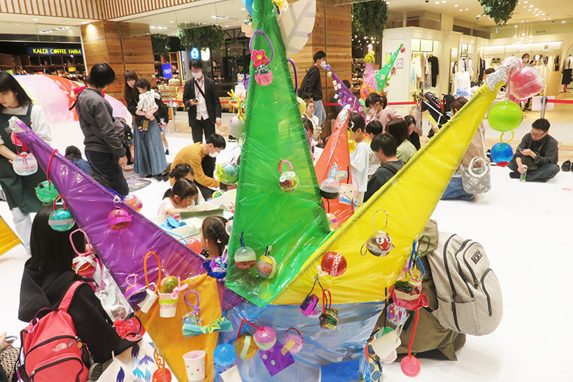 商業施設におけるイベントの様子